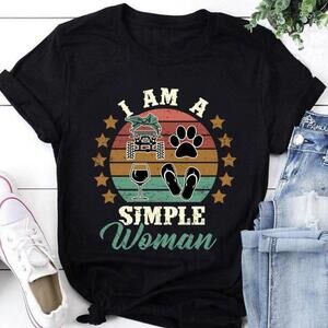 Im A Simple Woman Jeep Girl Adventure Outdoor Retro Casual Unisex T-Shirt